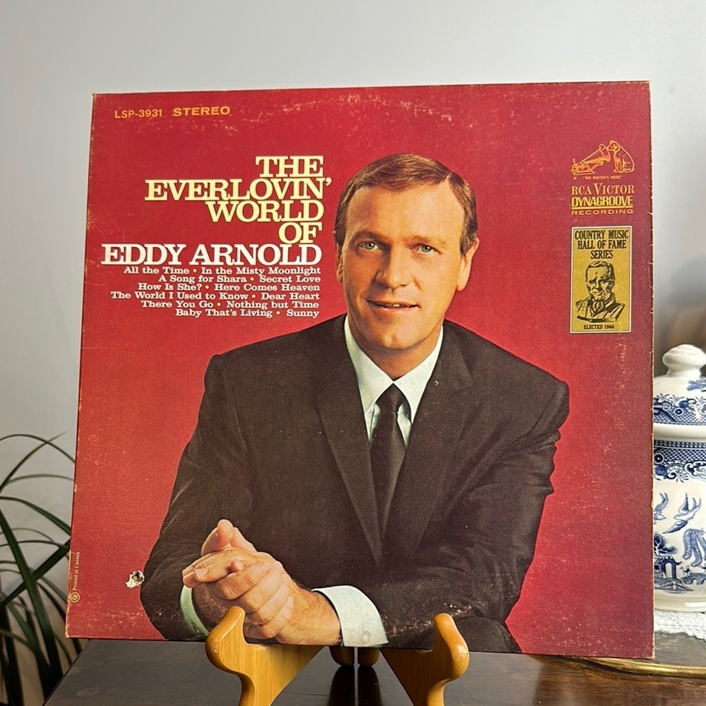 The Everlovin' World of Eddy Arnold" by country vocalist Eddy Arnold VTG vinyl